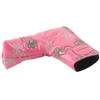 Golf Putter Headcover Embroidery Putters PU Protective Head Cover Magnetic