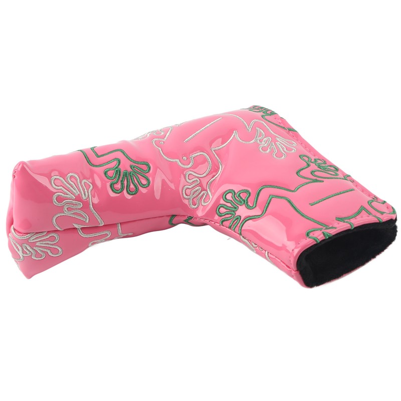 Golf Putter Headcover Embroidery Putters PU Protective Head Cover Magnetic