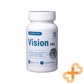 SAPIENS Vision Support Health Pro 30 Capsules Lutein Blueberries Zinc Supplement