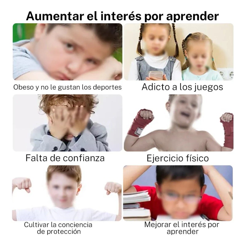 Guantes Boxeo Niños 6 Oz Velcro Entrenamiento Protección