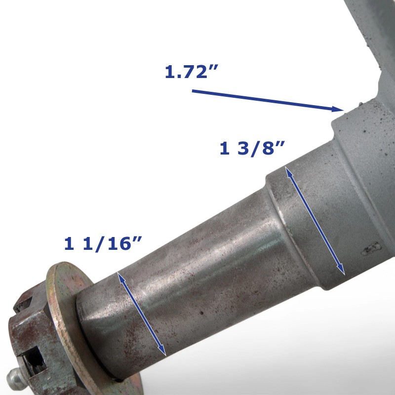 Unbranded 5 Lug Galvanized Spare Tire Mount for I-Beam Boat