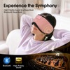 Sleeping Mask, Side Sleeper, Sleeping Mask with Headphones, Bluetooth, Washable,