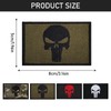 MUYAPAY 4 Pieces Patches Velcro Military Punisher Velcro Patch Punisher