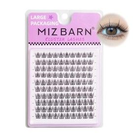 MIZ BARN False Eyelashes C curl Eyelash Clusters, 11-13mm Wispy & Natural individual Lashes False Eyelashes For Beginner(C-11-13 MIX) (trilogy)