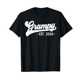 Grampy Est 2024 Grampy To Be Gifts New Grampy T-Shirt