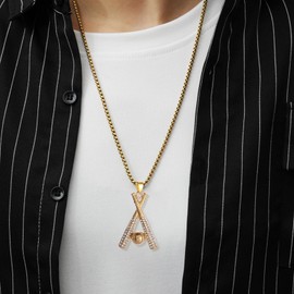 To My Son Necklace Gifts From Mom Baseball Chain Gold Stainless Steel Baseball Necklaces Pendant Necklace for Men Gifts for Son Adult