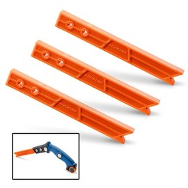 Ergonomic Push Sticks For Table Saw - Non-Slip handle & T Track Accessories - Rare Earth Magnet Offset Handle - Push Block For Table Saws And Router Tables w/Replaceable Tip & Guide Roller