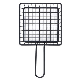 Fryer Basket Food Grade Stainless Steel French Fry Holder Frying Strainer with Handle for Restaurant Home Short Square