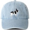MIRMARU Dog Breed Collection Embroidered Adjustable Baseball Cap - Hat