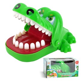 Demarsen Crocodile Game Teeth, Crocodile Doctor Game for Children, Toy Crocodile Teeth, Action Skill Game Children's Games from 3 Years for Family Game, Party Game, Children's Gift (Large)