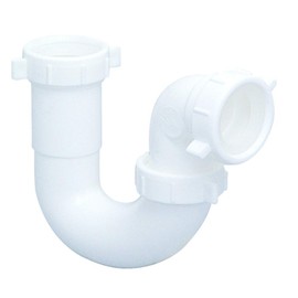 EZ-FLO 1-1/2 Inch Kitchen Sink Drain Repair Pipe with Reducing Washer, White Polypropylene, 35380