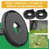 XIJIANG 2 x spool cover, with grass trimmer spring, compatible