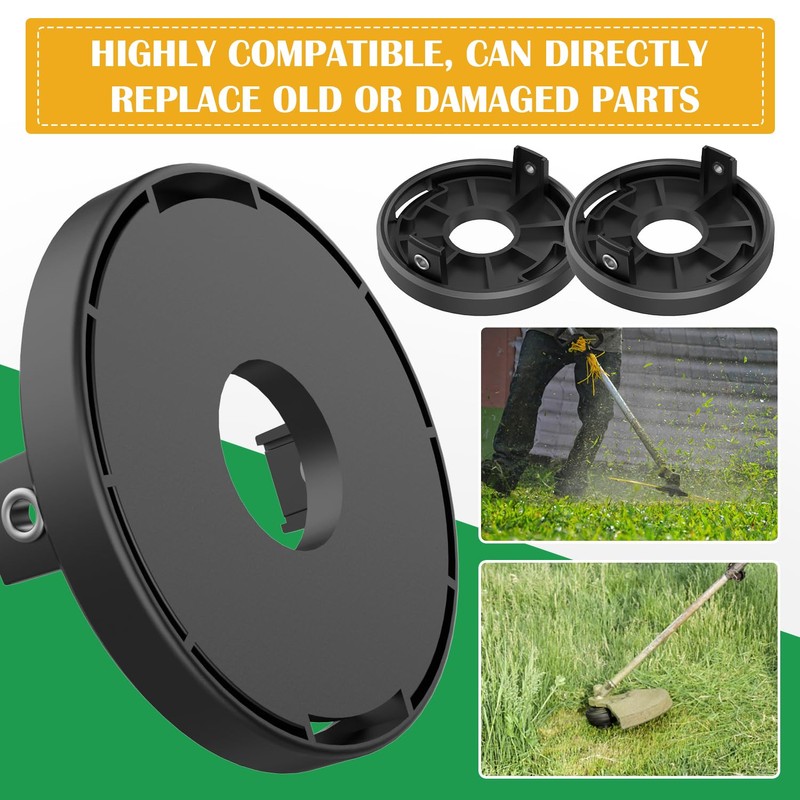 XIJIANG 2 x spool cover, with grass trimmer spring, compatible