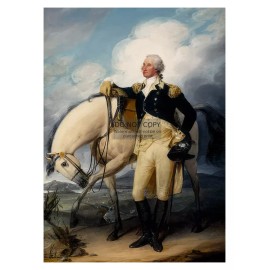 PRESIDENT GEORGE WASHINGTON AT VERPLANCK'S POINT PAINTING 5X7 PHOTO