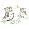 Owl Stencil - 23 x 16.5cm (L) - Reusable Stencil