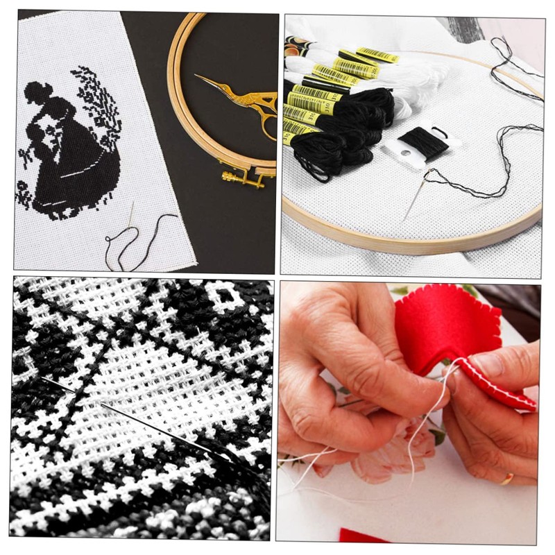 Gadpiparty 24Pcs Professional Embroidery Thread Multi Function Sewing Supplies for