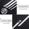 Aroono 304 Stainless Steel Zip Ties, Zip Ties Heavy Duty,