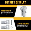 VIVIDA 1-3/8" End Rail T Clamps, Chain Link Fence T