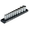 CRAFTSMAN V-SERIES Socket Set, Shallow SAE 1/4 Inch Drive, 10