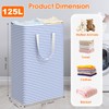 SmartTrends 3 Pack Large Laundry Basket,Waterproof & Freestanding Laundry Hamper,Collapsible