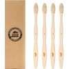 Sea Turtle Plant-Based Bristles, Bamboo Toothbrushes, Soft Natural Toothbrush for