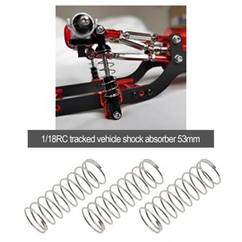 VGOL 4Pcs Shock Absorber with Springs&Screws Compatible with TRX4M 1/18 RC Crawler Shocks- Absorber Oil Threaded Damper Aluminum