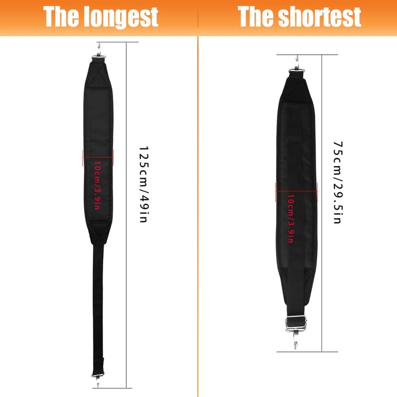 Big Teeth Golf Bag Shoulder Strap Single Padded Adjustable Universal