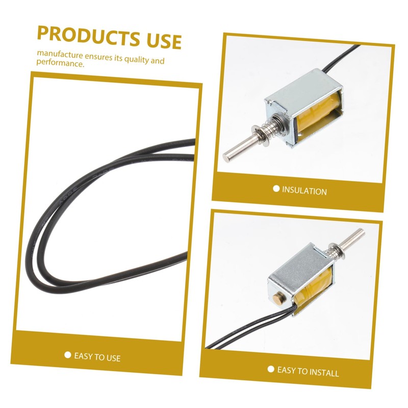 TEHAUX Linear Actuator Electromagnet 6v Dc Solenoid Open Frame Easy