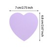 Mini Skater 2 Pack Kraft Paper Sticky Notes Heart Shaped