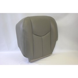 u.s autoseatcovers.inc 2003 to 2007 For Chevy Avalanche Passenger Bottom Leather Seat Cover pewter gray