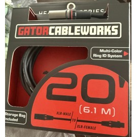 Gator CableWorks GCWH-XLR-20 Headliner 20-foot XLR Microphone Cable