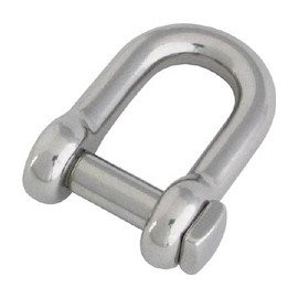 Mizumoto B235 Stainless Steel Square Head Shackle Nominal 0.5 inch (13 mm)