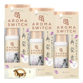 8x4 Aroma Switch Roll On Manhattan Linen Scent 65ml Set of 3 + Bonus Kunutonn Logo