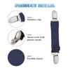 Mozeat Lens 6 Pcs Adjustable Hip Elastic Belt, Elastic Band