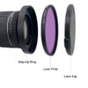 LingoFoto Front Step Up Ring 55mm to 80mm Lens Matte