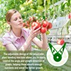 dellyy Pack of 100 360° Adjustable Plant Bender, Plant Clips