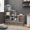 C&AHOME Wire Cube Storage, 12-Cube Storage Organizer Metal, C Grids