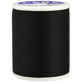 Fujix Resilon Sewing Thread for Knit and Stretch Fabric, Sewing Machine Thread, 328.1 yd (300 m), Thickness #50, Col. 402, Black