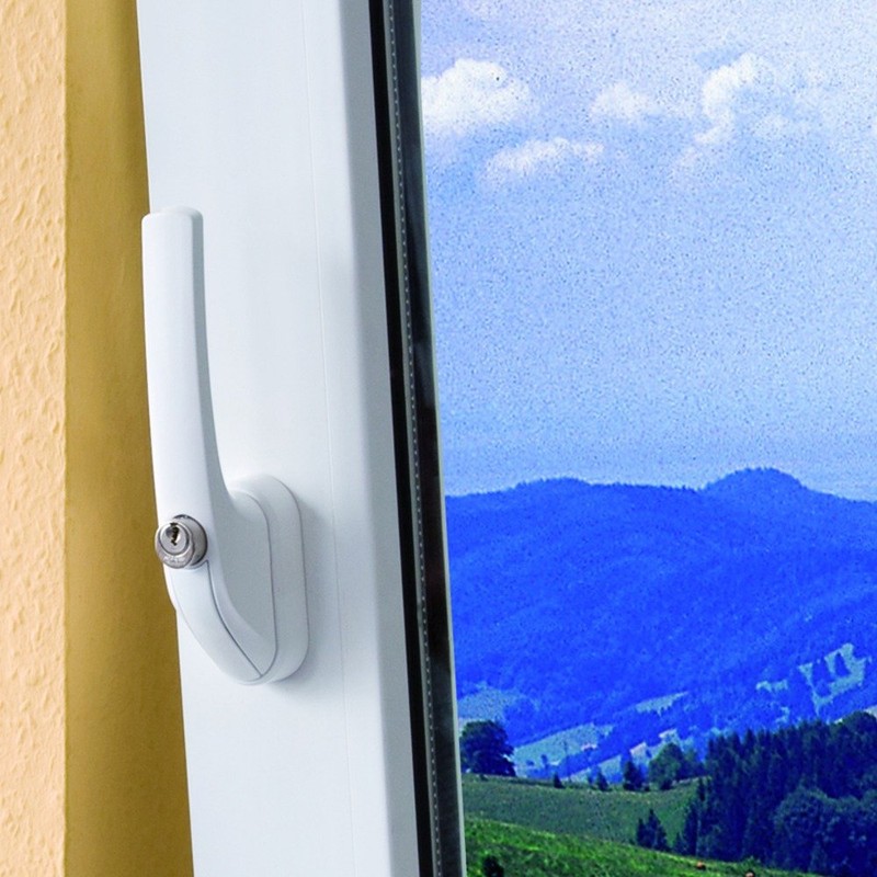 ABUS FG300 Lockable Window Handle White