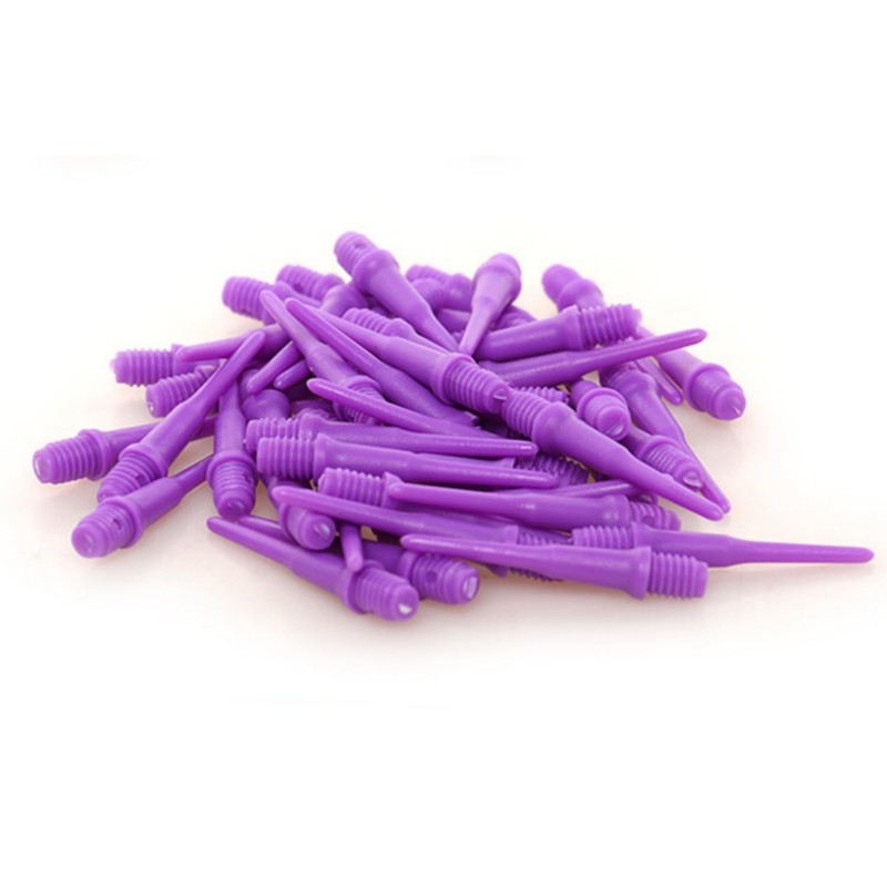 HRLORK 50 Packs Dart Points Plastic Soft Tip Darts Set