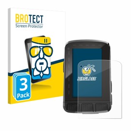 BROTECT Protective Glass for Wahoo Elemnt Roam V2 GPS (Pack of 3) Protective Film Tempered Glass [Extremely Scratch-Resistant 9H, Anti-Fingerprint, Ultra Transparent]
