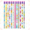 Kesote 24 Pack Easter Pencils Bulk 12 Patterns Easter Pencil