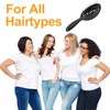 Traxenta Hair Brush, Detangling Extensions Curling Brush Without Pulling Hair