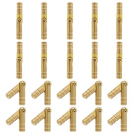 20Pcs 4 mm Hidden Brass Miniature Barrel Hinges, 4 x 25 mm