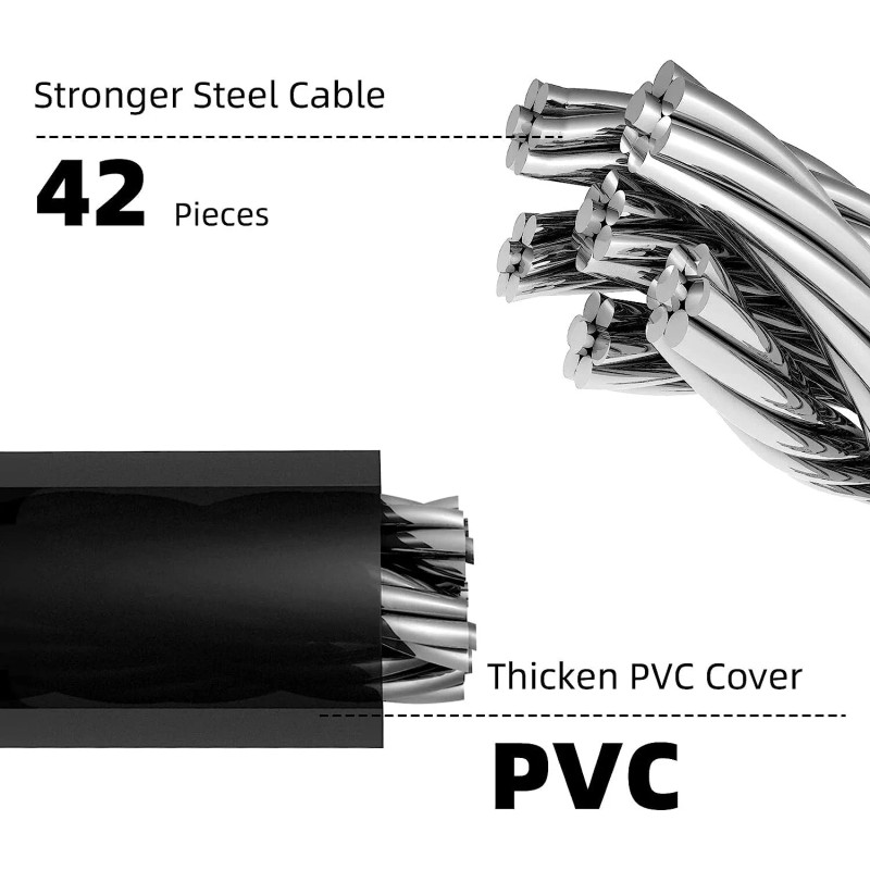 ROCKBROS MTB Bike Password Lock 5 digit Code Anti-theft Steel