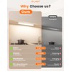 ALUSSO 12 Inch LED Under Cabinet Lighting Hardwired & Plug