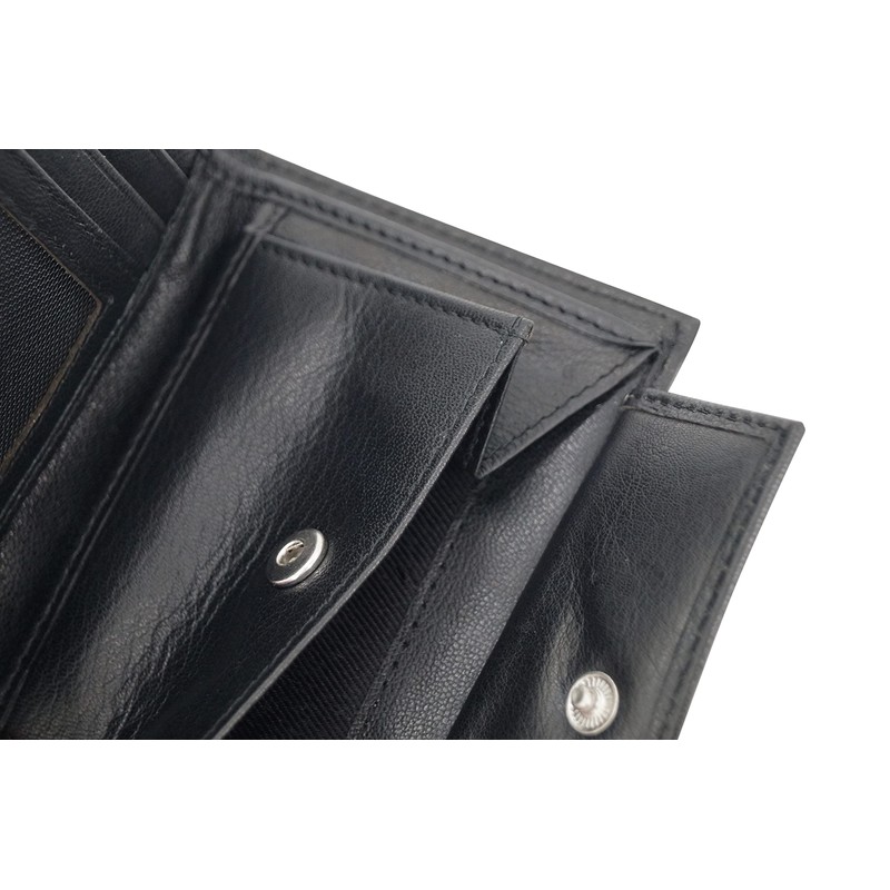 GERMANUS Lars the Classic Leather Wallet, black, Classic