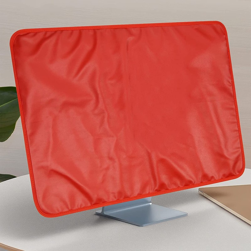 WESAPPINCcomputer Monitor Dust Cover for iMac 24”, PU Leather Protective