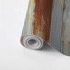 VGHUYEVOGERE Peel and Stick Rustic Wall Texture Galvanized Metal Panels