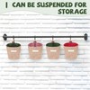 Diakey 6 Pack Hanging Basket, Small Wall Storage Baskets for